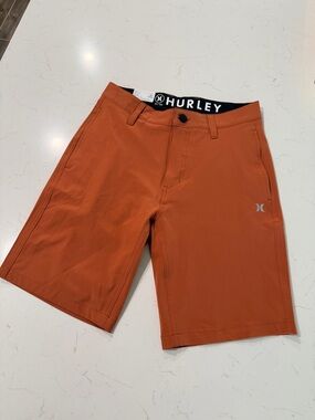 Hurley Men's Rust Orange Stretch Hybrid Shorts